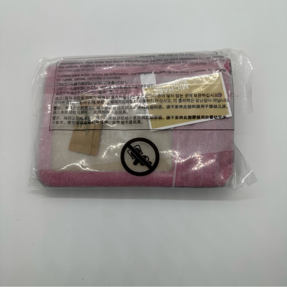 NWT Michael Kors | Dragonfruit Pink Card Holder Coin Pouch Key Holder $228 - Picture 3 of 3